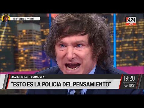 &quot;POR PRIMERA VEZ LOS ZURDOS DE MIERDA ESTÁN PERDIENDO LA BATALLA&quot; - Milei con Canosa 15/6/2021