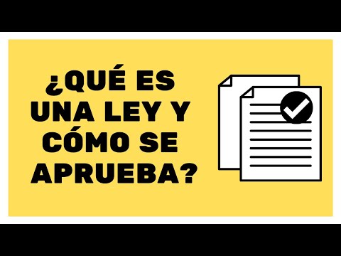 ¿Qué es una ley y cómo se aprueba? (Perú)