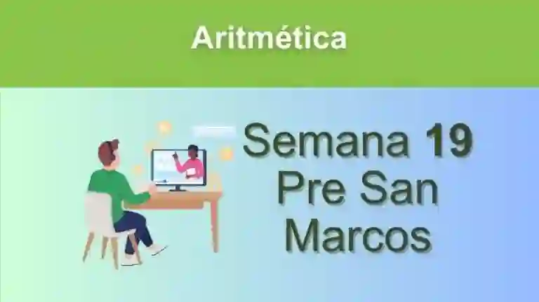 Aritmética Semana 19 Pre San Marcos (UNMSM)