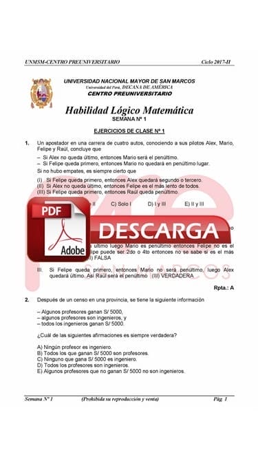 Semana 1 Pre San Marcos 2017-II (UNMSM) PDF.JPG